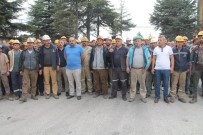 MADEN İŞÇİSİ - Maden İşçileri Açlık Grevine Başladı