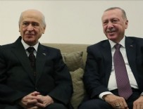 Cumhurbaşkanı Erdoğan ile MHP Genel Başkanı Bahçeli görüştü