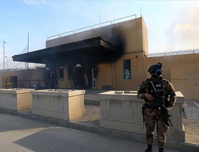 Irak ordusu: Tüm protestocular ABD Büyükelçiliği önünden çekildi