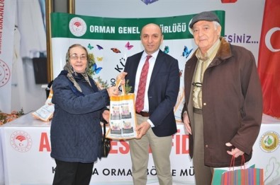 Orman Bölge Müdürlüğü Vatandaşlara 2 Bin 20 Adet Fidan Dağıttı