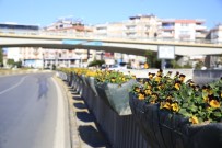 BAHAR HAVASI - Büyükşehir Belediyesi Köprülü Kavşakları Çiçeklerle Süsledi