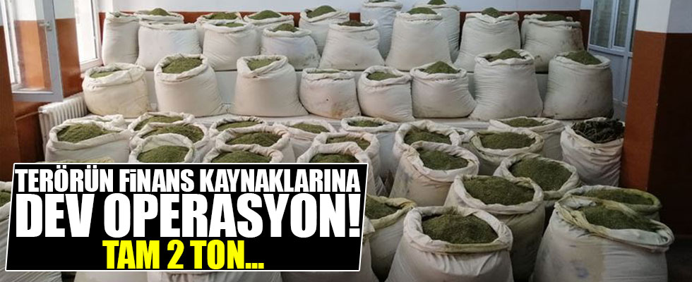 Diyarbakır'da 2 ton 80 kilogram esrar ele geçirildi