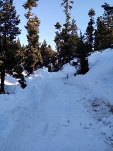 Mersin'de Heyelandan Kapanan Yollar Açıldı