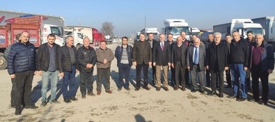 Başkan Özlü'den Kamyoncu Esnafına Ziyaret