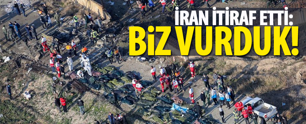 İran, Ukrayna uçağını yanlışlıkla vurduğunu açıkladı