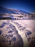 Bu Köyde Kar Kalınlığı Yarım Metreyi Geçti Haberi