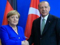 Erdoğan ile Merkel Libya'yı görüştü