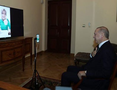 Erdoğan, Ümmü Gülsüm Genç’le görüştü