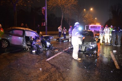 Ters Yönde Giren Alkollü Sürücü Ortalığı Savaş Alanına Çevirdi