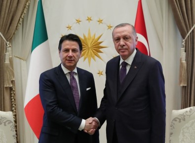 Cumhurbaşkanı Erdoğan, İtalya Başbakanı Conte'yi kabul etti