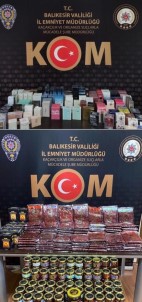 Polisten Kaçak Parfüm Ve Nargile Tütününe Operasyon