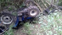 İZZET BAYSAL DEVLET HASTANESI - Traktör Şarampole Uçtu Açıklaması 1 Yaralı