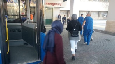 Elazığ'da Rahatsızlanan Yolcu Otobüsle Hastaneye Yetiştirildi