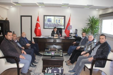Gazetecilerden Emniyet Müdürü Karabulut'a  Ziyaret