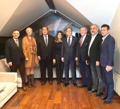 AKİF HAMZAÇEBİ - Milletvekili Hamzaçebi'den TÜMBİKON Genel Başkanı Akay'a Ziyaret