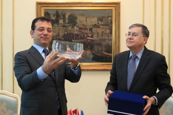 ABD Büyükelçisi'nden İmamoğlu'na ziyaret!