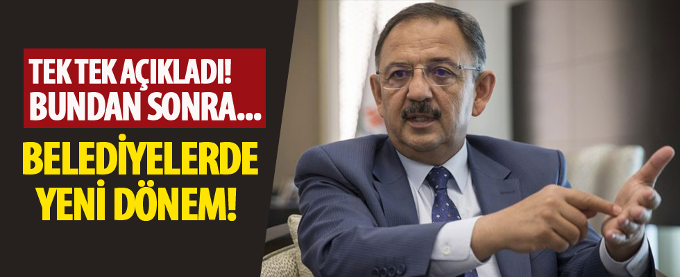 Belediyelerde yeni dönem! Son aşamaya gelindi