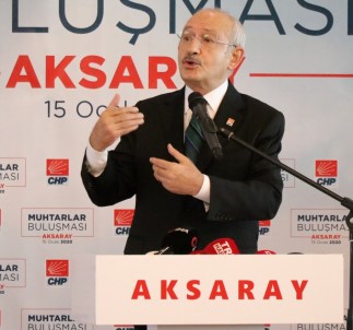 CHP Genel Başkanı Kılıçdaroğlu Aksaray'da Muhtarlarla Bir Araya Geldi