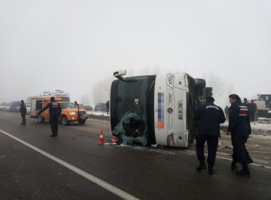 Isparta'daki Otobüs Kazasında Yaralı Sayısı 32'Ye Yükseldi