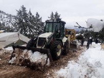 FıNDıKPıNARı - Mersin'de Karla Mücadele Çalışması Sürüyor