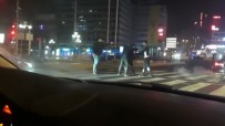 (ÖZEL) Başkent'te 'Yarış' Kavgası Kamerada