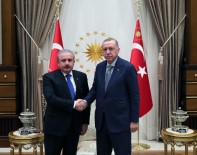 Cumhurbaşkanı Erdoğan TBMM Başkanı Şentop'u Kabul Etti