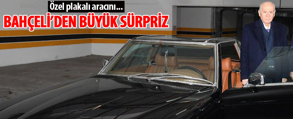 Devlet Bahçeli'den MHP'li vekile büyük sürpriz!