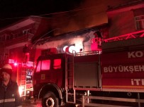 Konya'da Ev Yangını Korkuttu