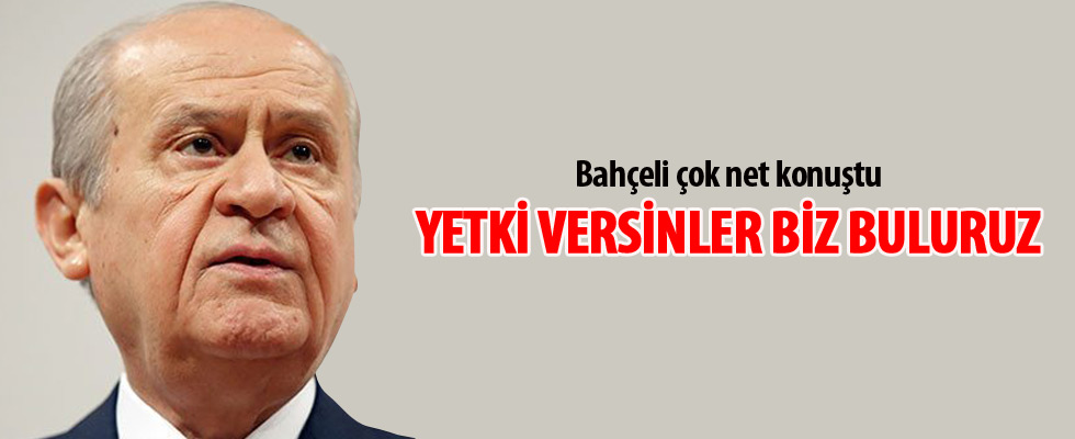 Bahçeli'den CHP'ye siyasi ayak tepkisi