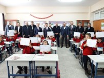 İLHAMI AKTAŞ - Boğaz Şehit Murat Ateş Ortaokulunda Karne Töreni Düzenlendi