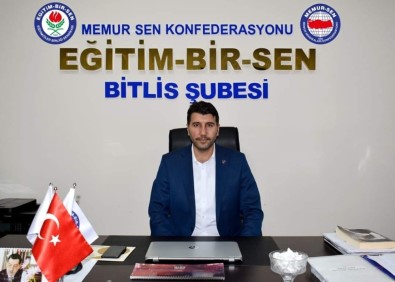 Eğitim Bir-Sen Bitlis Şube Başkanı Cabir Durak Açıklaması 'Köklü Sorunlara Gerçekçi Çözümler Gerekiyor'
