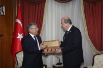 YOL HARITASı - KKTC Başbakanı Tatar, Kayseri Belediye Başkanı Büyükkılıç'ı Kabul Etti