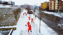 KAR YAĞıŞı - Malatya'da Karla Yoğun Mücadele