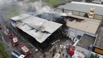 BOYA FABRİKASI - Samsun'daki Fabrika Yangını