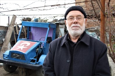 Şehit Babası Hurdalardan 'Mini Kamyonet' Yaptı