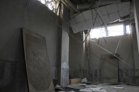 BEŞAR ESAD - Tarihi İdlib Müzesi Bombaların Hedefi Oldu