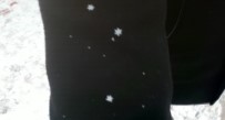 KAR YAĞıŞı - Van'da Yıldız Şeklinde Kar Yağdı