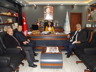AK Parti İlçe Teşkilatından Başkan Tekin'e Ziyaret