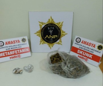Amasya'da Uyuşturucu Operasyonu Açıklaması 2 Tutuklama