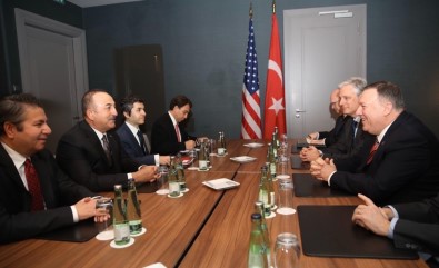 Bakan Çavuşoğlu, ABD Dışişleri Bakanı Pompeo İle Görüştü
