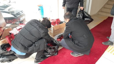 Adıyaman'da Kaçak Nargile Tütünü Operasyonu