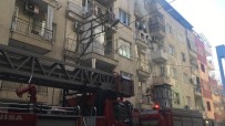 YÜKSELEN - Apartman Dairesinde Çıkan Yangın Korkuttu