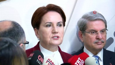 İYİ Parti Genel Başkanı Meral Akşener Açıklaması