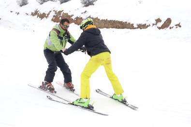 Küpkıran'da Kayak Sezonu Açıldı