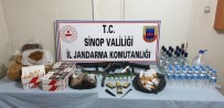 Sinop'ta Etil Alkol, Kaçak Tütün Ve Ruhsatsız Silahlar Ele Geçirildi Haberi