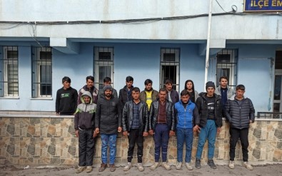 Niğde'de 15 Düzensiz Göçmen Yakalandı