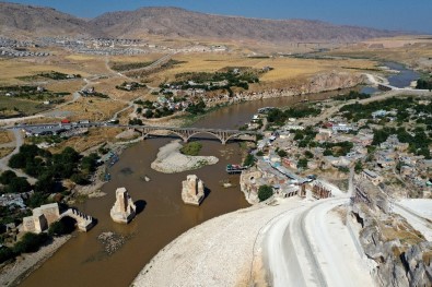 (ÖZEL) Hasankeyf'te Sular Yükselmeye Başladı