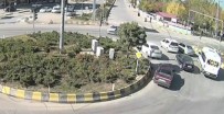 TRAFİK KURALI - Van Ve Muş'ta Meydana Gelen Trafik Kazaları Mobese Kameralarına Takıldı