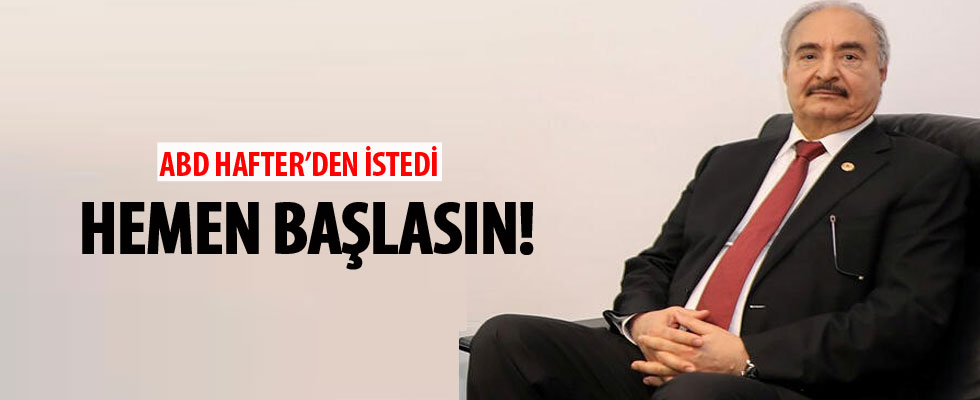 ABD'den Hafter'e çağrı! Hemen başlasın...