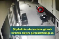 FAILI MEÇHUL - Park Halindeki Araçtan Hırsızlık Yaptı Kameralara Yakalandı